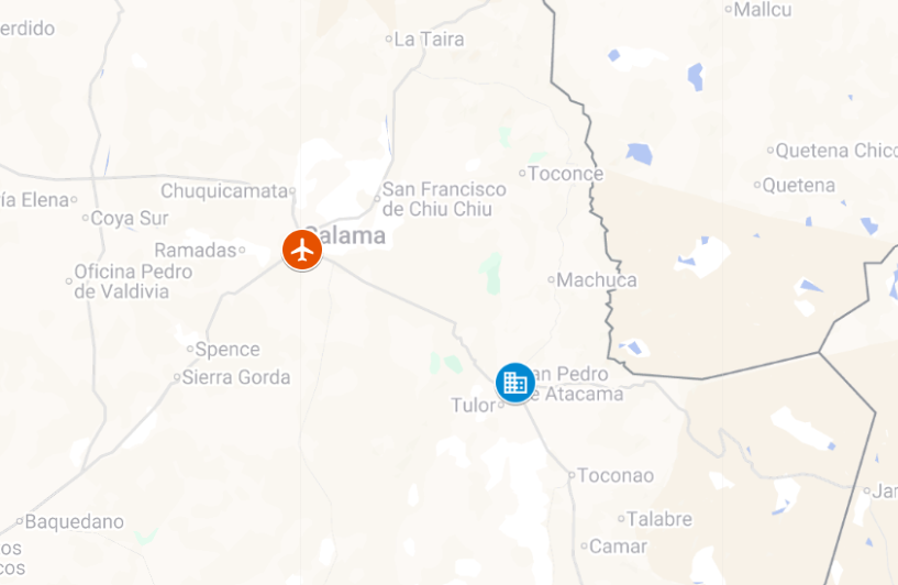 da Calama a San Pedro de Atacama 